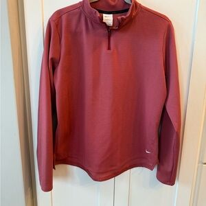 Nike Women’s 1/4 Zip Top Maroon Sz Large